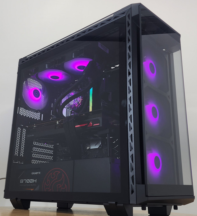Gaming PC Ryzen 5 7600X 16GB RAM 512GB SSD + 2TB HDD RX 6800 XT 16GB Win11 PC