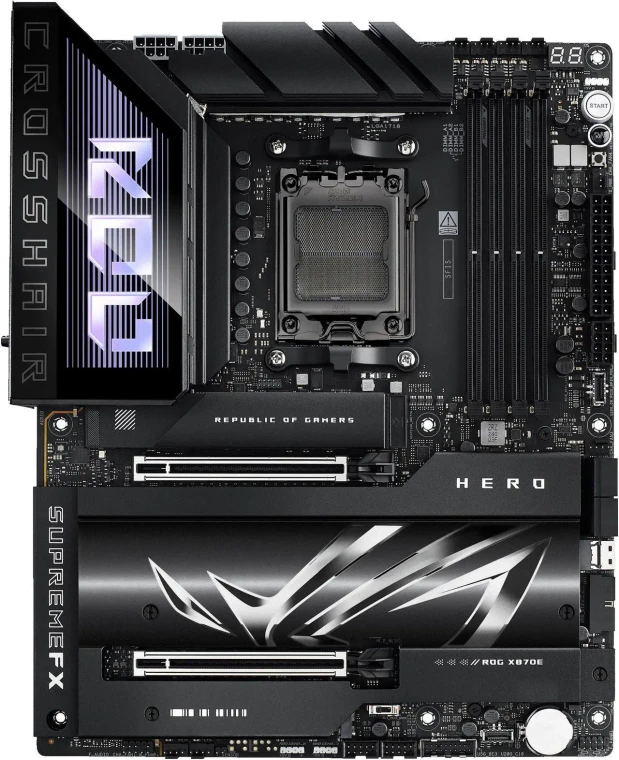 ASUS ROG CROSSHAIR X870E HERO WIFI7 AMD AM5 ATX DDR5 Desktop Motherboard