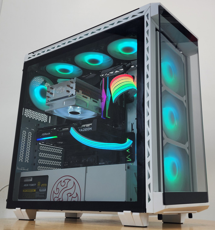 Gaming PC Ryzen 7 5700  32GB RAM 1TB SSD RX 9060 XT 16GB Windows 11 Computer