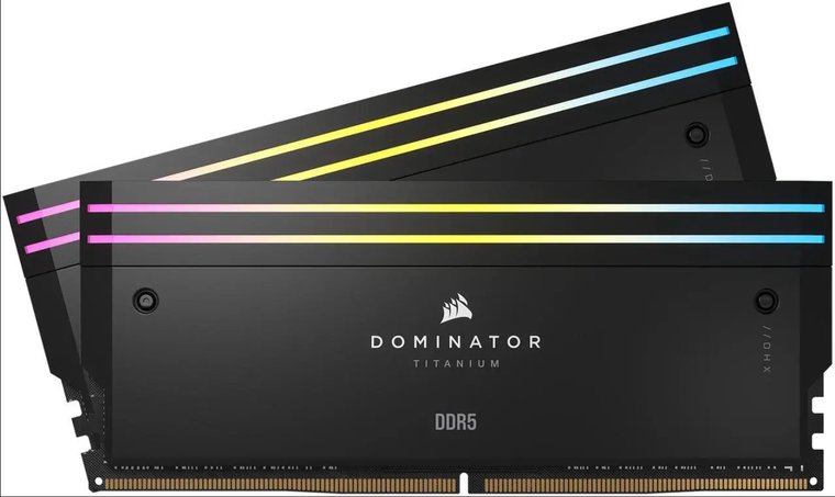 Corsair DOMINATOR TITANIUM RGB 64GB (2x32GB) DDR5 6600MHz (CMP64GX5M2X6600C32)