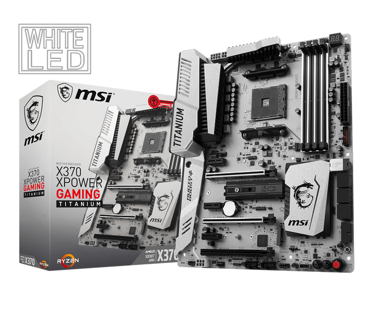 MSI X370 XPOWER GAMING TITANIUM AMD Socket X370 AM4 ATX M.2 Desktop Motherboard Reconditioned