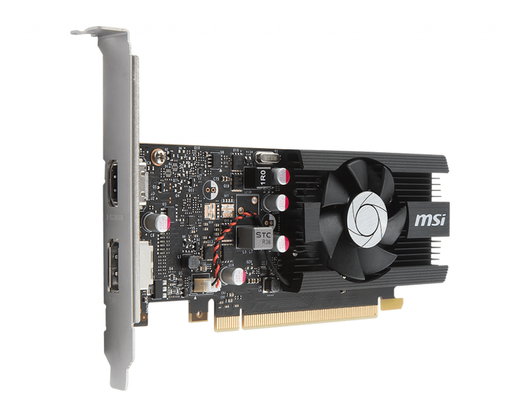 MSI GeForce GT 1030 2GB Low Profile OC GDDR4 Video Card Graphics GPU Reconditioned