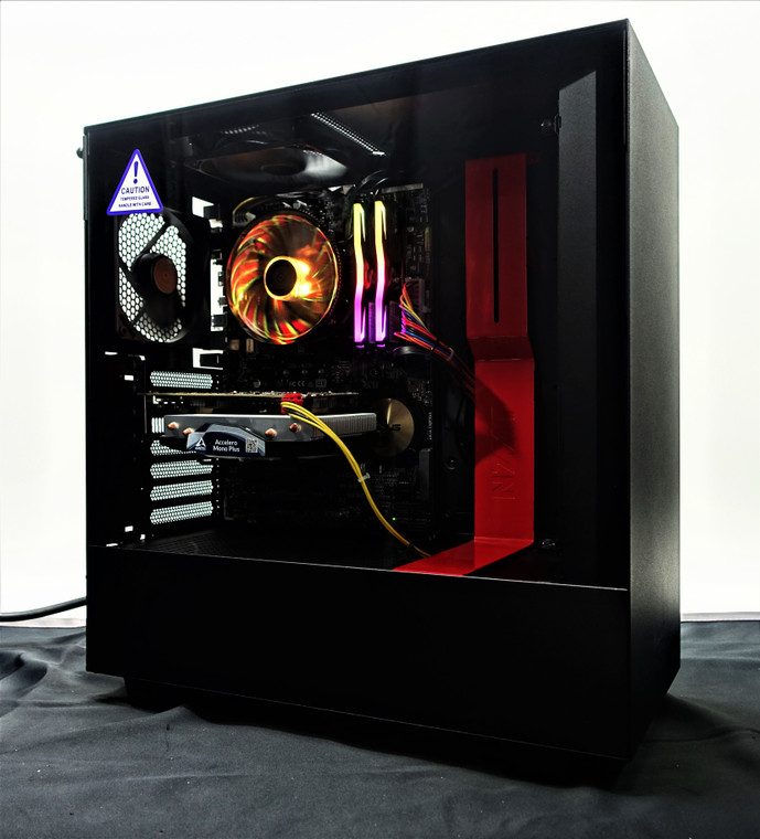 Custom Gaming PC Computer Intel i7-6700 3.4GHz 16GB 512GB SSD GTX 1060 6GB NZXT H510 Black Reconditioned