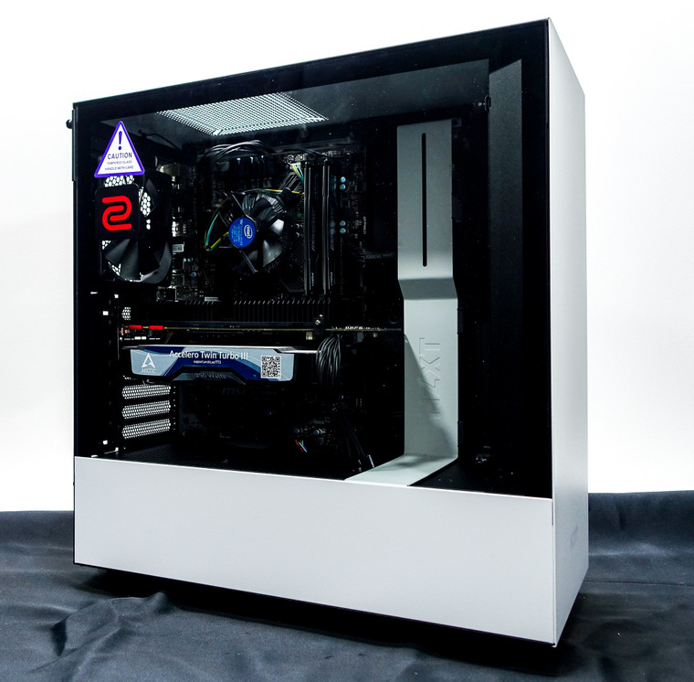 Custom Gaming PC Computer Intel i7-6700 3.4GHz 16GB 512GB SSD GTX 1070 8GB NZXT H510 White Reconditioned