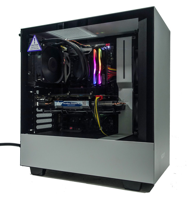 Custom RGB Gaming PC Computer i7-7700K 4.2 GHz 16 GB 512GB NVME M.2 GTX 1080 8GB NZXT H510 White Reconditioned Custom RGB Gaming PC Computer i7-7700K 4.2 GHz 16 GB 512GB NVME M.2 GTX 1080 8GB NZXT H510 White Reconditioned