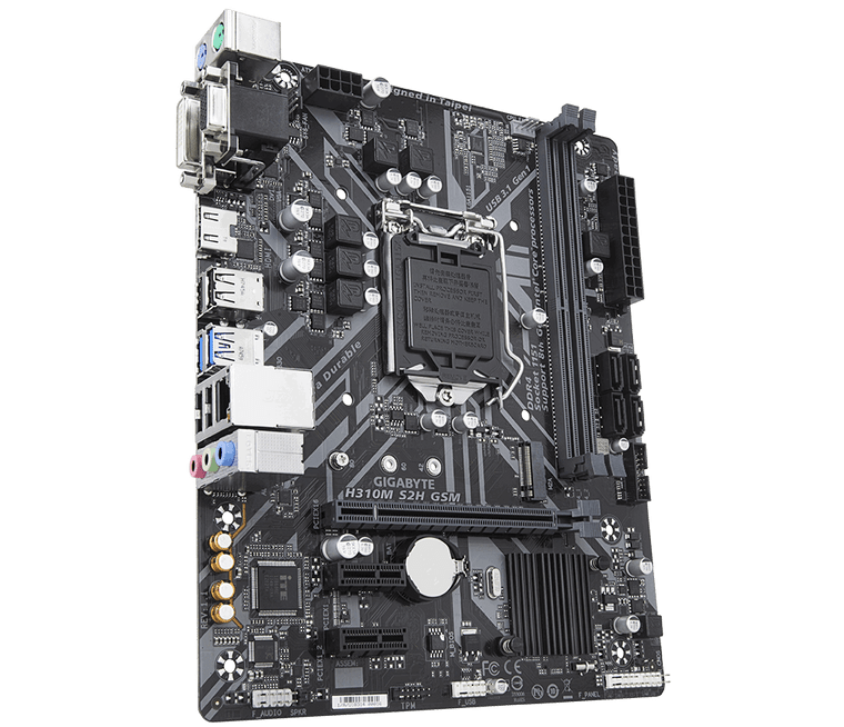 Gigabyte H310M S2H GSM Intel H310 1151 LGA MicroATX M.2 Desktop Motherboard A Reconditioned