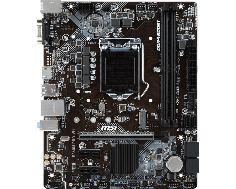 MSI B365M PRO-VH Intel B365 1151 LGA MicroATX M.2 Desktop Motherboard A Reconditioned