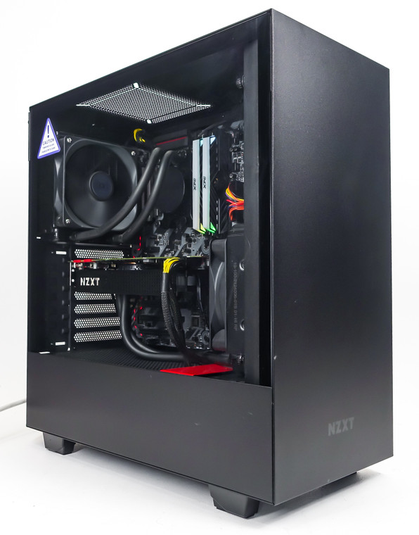 Custom RGB Gaming PC Computer Ryzen 5 3600 3.6GHz 16GB RAM 1TB SSD GTX 1080 8GB NZXT H510 Black Reconditioned