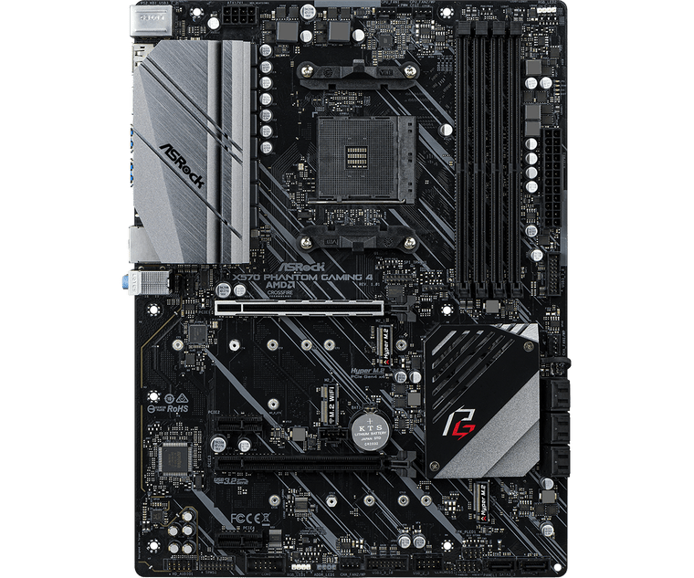 ASRock X570 PHANTOM GAMING 4 AMD Socket X570 AM4 ATX M.2 Desktop Motherboard B Reconditioned