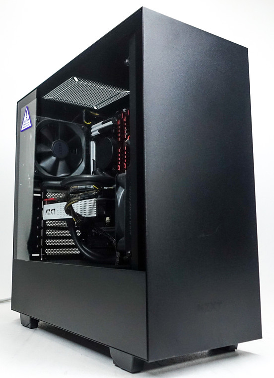 Custom Gaming PC Computer i7-4790K 4.0 GHz 16 GB RAM 512GB NVME M.2 GTX 1080 8GB NZXT H510 Black Reconditioned