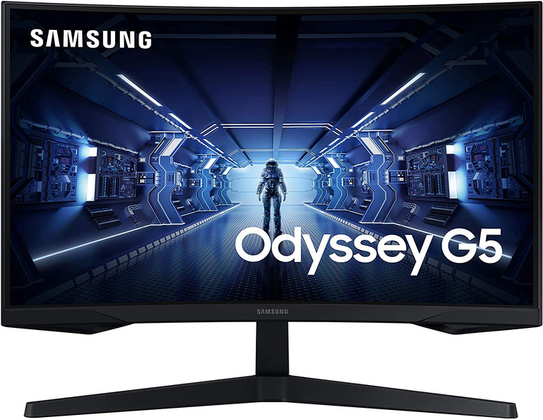 SAMSUNG G5 Odyssey 27" VA UWHD 2560x1080 144hz 1ms LC27G55TQWNXZA Gaming Monitor Reconditioned