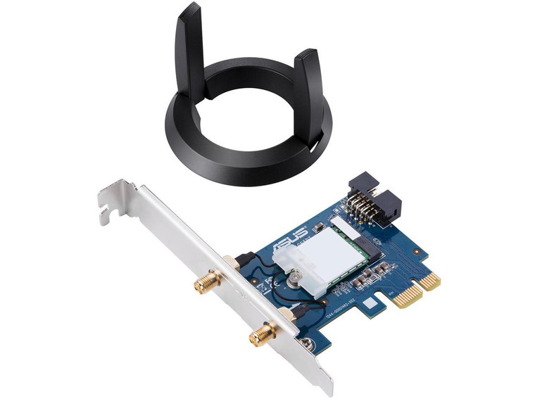 ASUS Dual Band 802.11AC Wireless-AC2100 PCI-E Bluetooth 5 Gigabit Wi-Fi Adapter Reconditioned