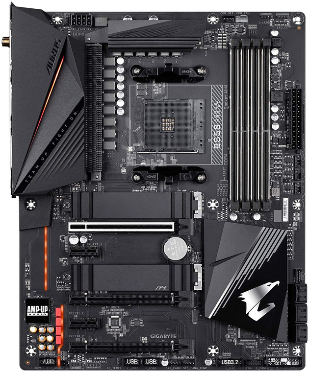 Gigabyte B550 AORUS PRO AC AMD Socket B550 AM4 ATX M.2 Desktop Motherboard A Reconditioned Gigabyte B550 AORUS PRO AC AMD Socket B550 AM4 ATX M.2 Desktop Motherboard A Reconditioned