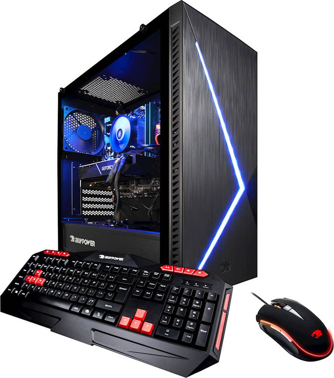 iBUYPOWER SLATE S887 i5-8400 8GB 240GB SSD 1TB HDD GTX 1060 3GB Gaming Desktop Reconditioned