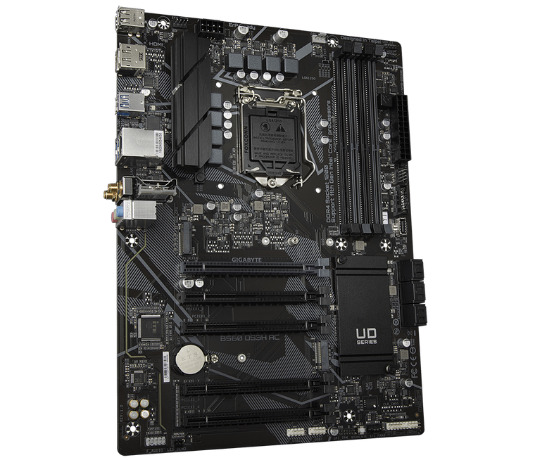 Gigabyte B560 DS3H AC Intel B560 1200 LGA ATX M.2 Desktop Motherboard B Reconditioned