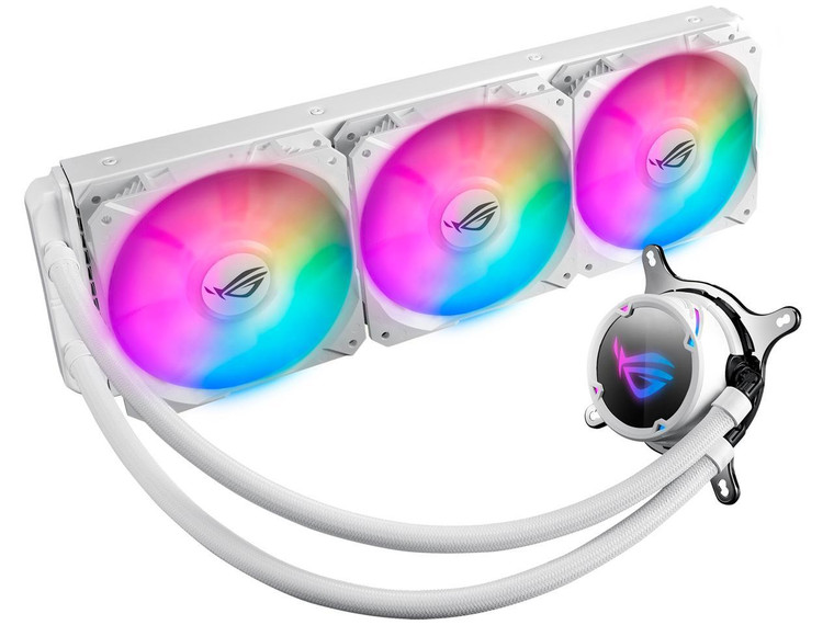 ASUS ROG Strix LC 360 RGB White Edition 360mm All-in-one RGB Liquid CPU Cooler Reconditioned
