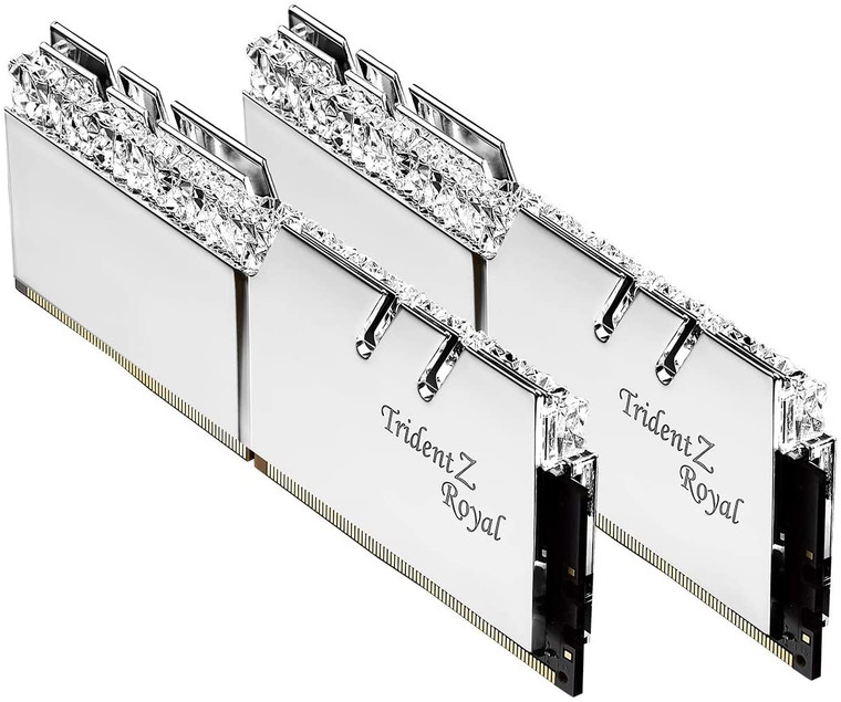 G.Skill 32GB DDR4 Trident Z Royal Silver 3600Mhz (2x16GB) Gaming RAM Memory Reconditioned
