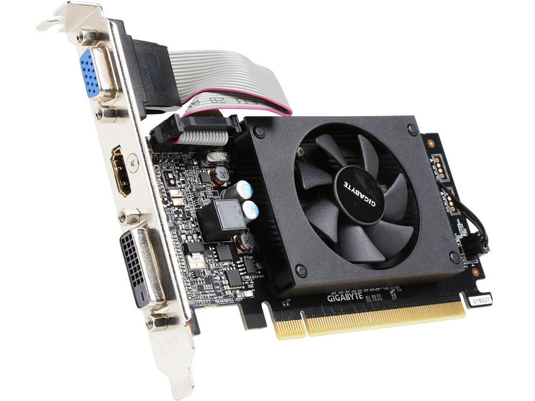 Gigabyte GeForce GT 710 2GB DDR3 GV-N710D3-2GL Video Graphics Card GPU