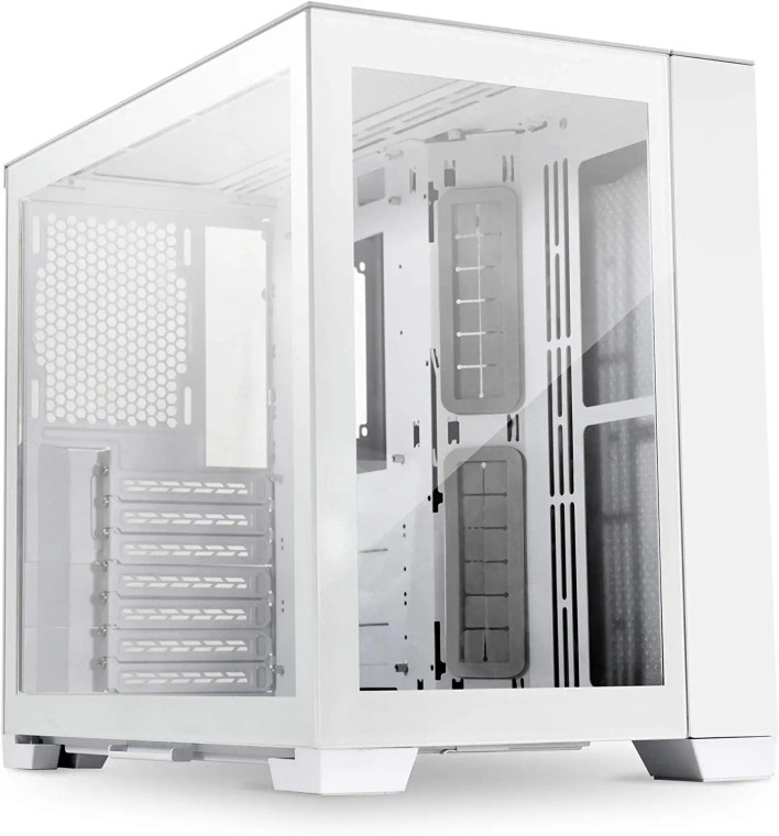LIAN LI O11 Dynamic ATX Mini Snow White Mini Tower Tempered Glass Computer Case