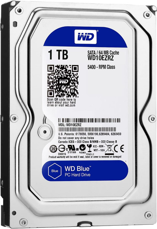 WD Blue WD10EZRZ-20PK 1 TB 3.5" Internal Hard Drive