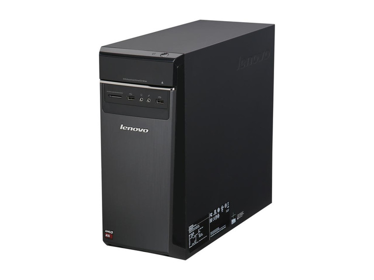 Lenovo Desktop H50-55 A10-7800 12GB RAM 2TB HDD Tower Desktop PC