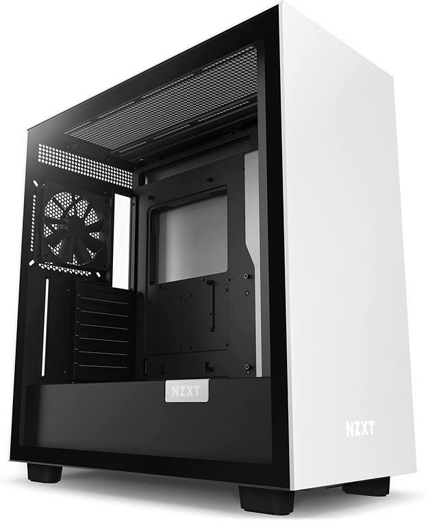 NZXT H7 Black / White ATX Mid Tower CM-H71BG-01 Desktop Computer Case