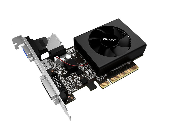 PNY GeForce GT 710 2GB DDR3 VCGGT7102XPB VGA, DVI, and HDMI Graphics Video Card GPU Reconditioned