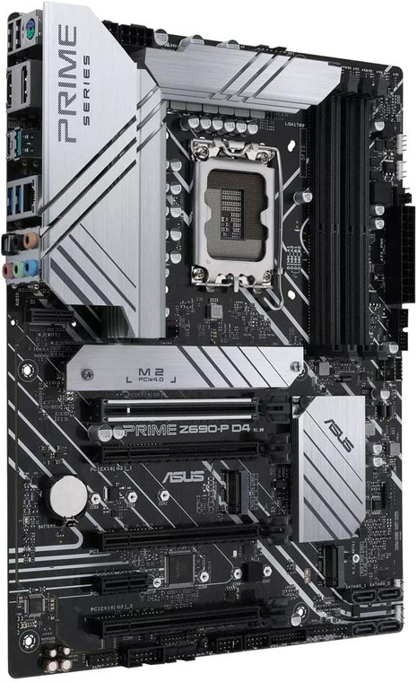 ASUS PRIME Z690-P D4 Intel Intel Z690 LGA ATX M.2 Desktop Motherboard B