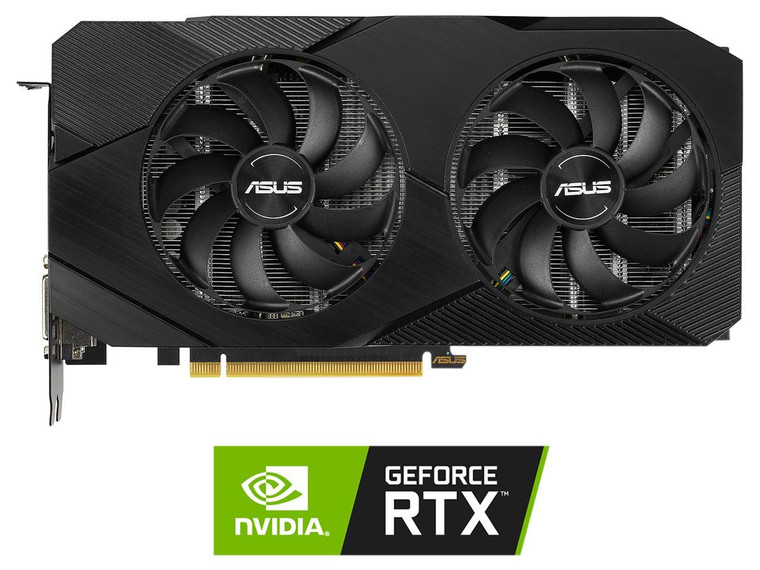 ASUS GeForce RTX 2060 6GB EVO GDDR6 DUAL-RTX2060-6G-EVO Video Graphics Card GPU