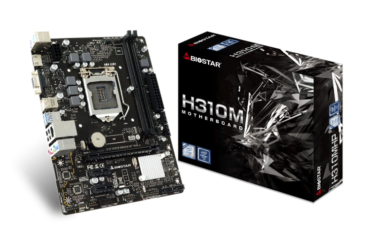 Biostar H310MHP Intel H310 LGA MicroATX Desktop Motherboard