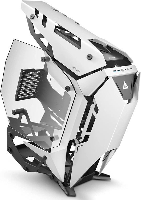 Antec Torque Black/White ATX Mid Tower Case Tempered Glass Desktop Computer Case