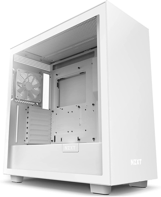 NZXT H7 White ATX Mid Tower CM-H71BW-01 Desktop Computer Case NOB
