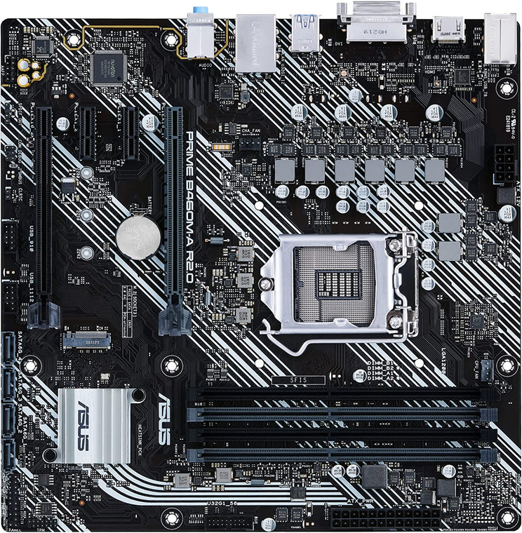 ASUS PRIME B460M-A R2.0 LGA 1200 Intel H470 MicroATX M.2 Desktop Motherboard B