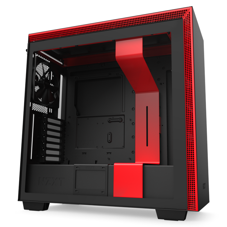 NZXT H710 CA-H710B-BR Black / Red ATX Full Tower Desktop Computer Case