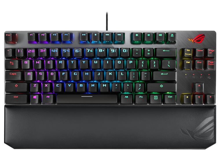 ASUS ROG Strix Scope Deluxe TKL Mechanical RGB Gaming Keyboard Cherry MX RED