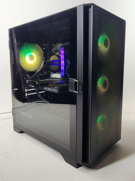 Gaming PC i7-10700F 2.90 GHz 32GB RAM 1TB NVME M.2 SSD RTX 3060 12GB RGB Computer