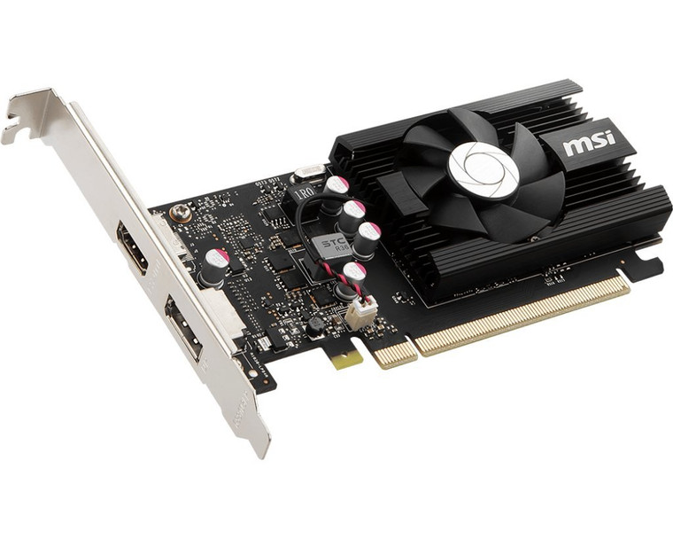 MSI GeForce GT 1030 2GB 2GB LP GDDR4 Video Graphics Card GPU Reconditioned