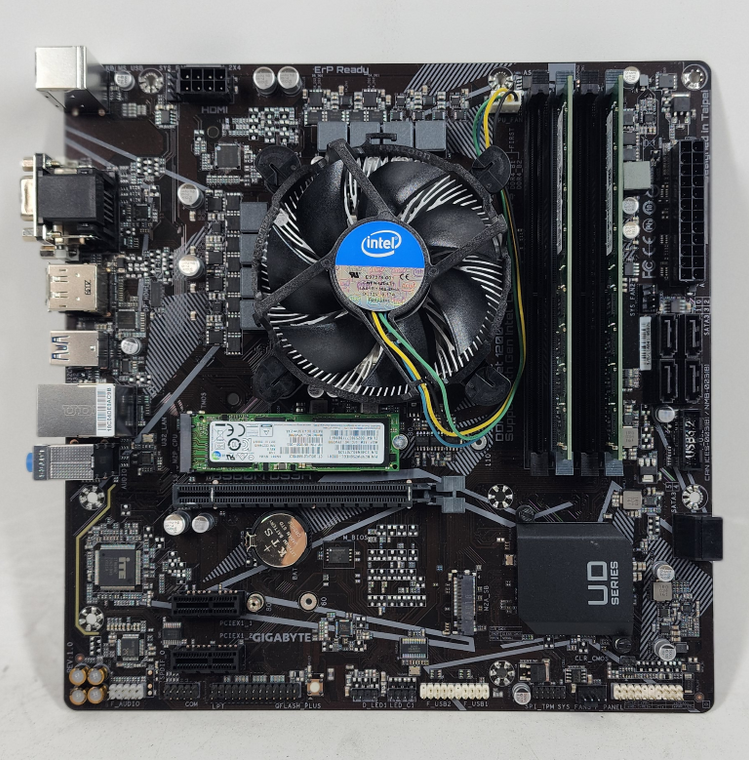 DIY Gaming i3-10100F 4.3GHz 16GB RAM 256GB NVME M.2 SSD Computer Parts Kit