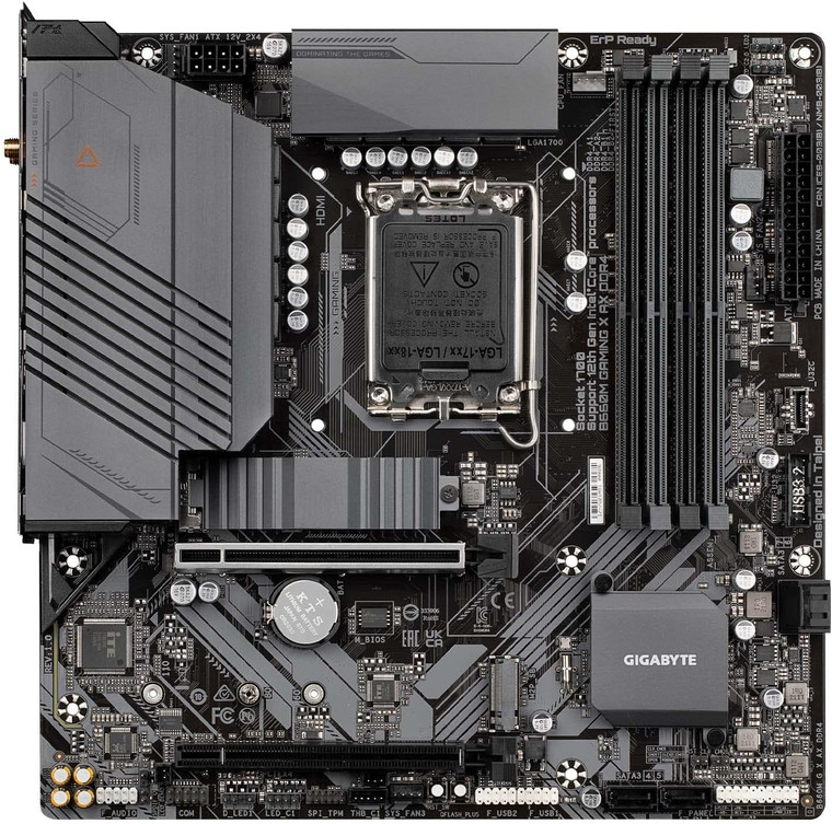 Gigabyte B660M Gaming X AX DDR4 Intel LGA 1700 B660 MicroATX M.2 Desktop Motherboard A