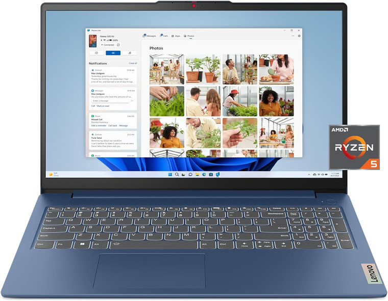 LENOVO IdeaPad Slim 3 15AMN8 15.6" Ryzen 5 7520U 8GB RAM 256GB SSD Laptop