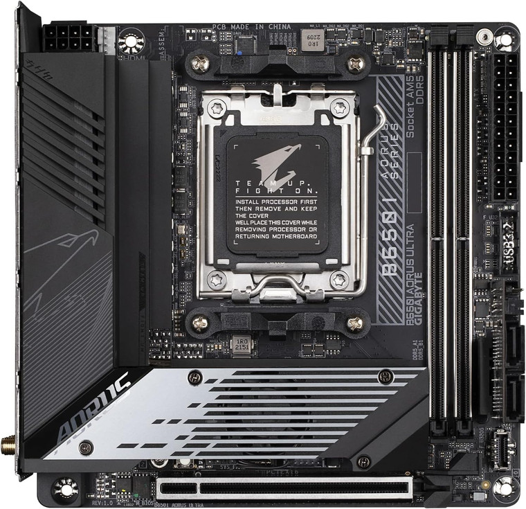 GIGABYTE B650I AORUS ULTRA AMD AM5 B650 Mini-ITX M.2 Desktop Motherboard A