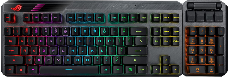 ASUS MA02 ROG Claymore II RX Blue Switch Wireless Modular Mechanical Keyboard