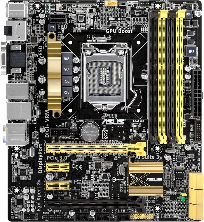 ASUS H87-M PRO Intel LGA 1150/Socket H3 H87 1150 MicroATX Desktop Motherboard B
