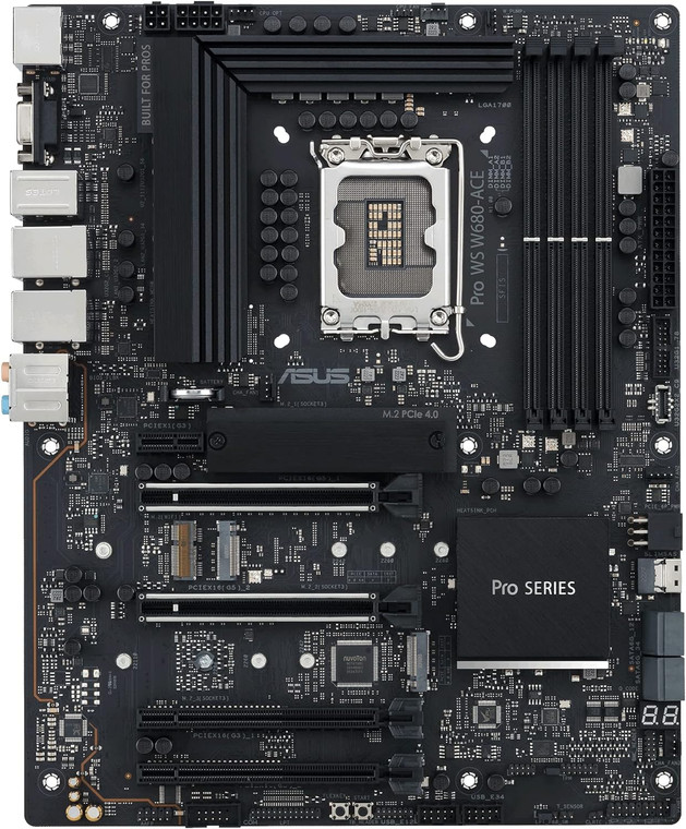 ASUS PRO WS W680-ACE Intel LGA 1700 W680 ATX M.2 Desktop Motherboard B
