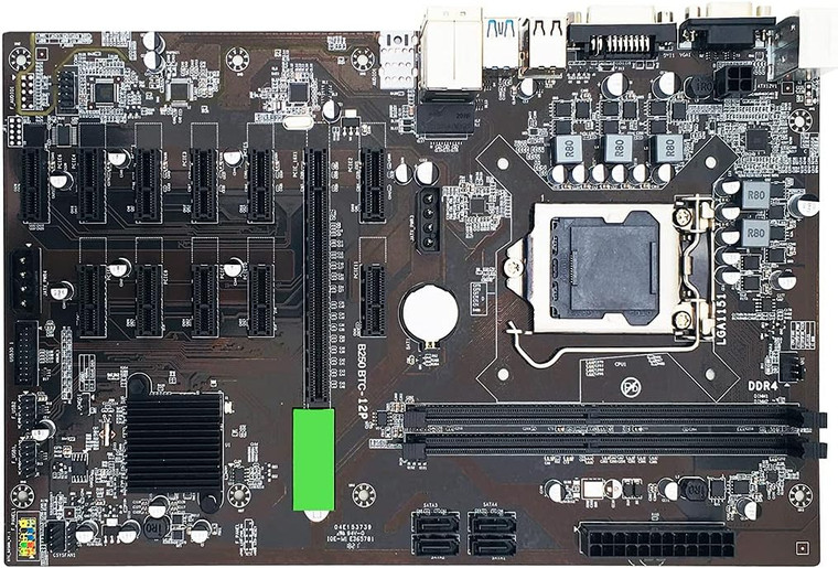 Techinal B250 BTC-12P Intel LGA 1151/Socket H4 Intel B250 ATX Desktop Motherboard A