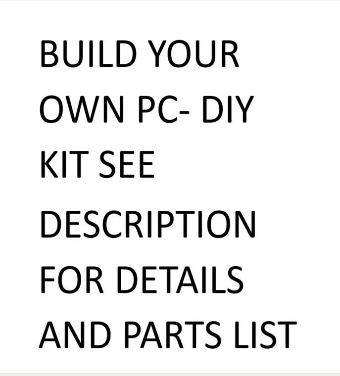 DIY Gaming i7-950 3.33GHz 16GB RAM 512GB SSD Computer Parts Kit