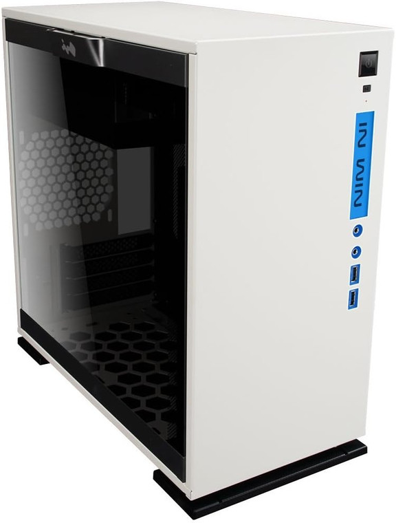 InWin 301 White White Mini-ITX Mini Tower Desktop Computer Case