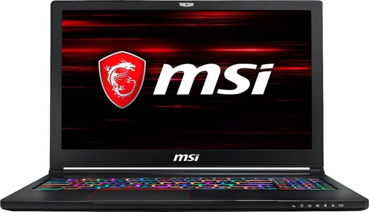 MSI GS63 Stealth-010 15.6" i7-8750H 16GB RAM 256GB SSD 1TB HDD GTX 1060 Laptop