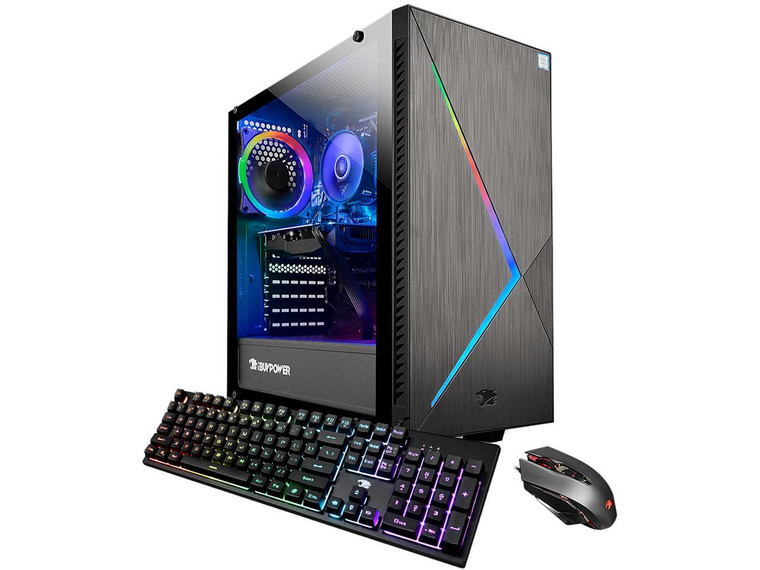 iBUYPOWER Ryzen 5 3600 16GB 512GB NVME SSD RTX 2060 Win10 Desktop PC