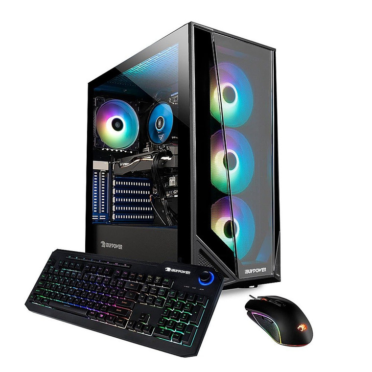 iBUYPOWER i5 10400F 8GB 256GB SSD 1TB HDD GTX 1650 SUPER Win10 Gaming Desktop PC